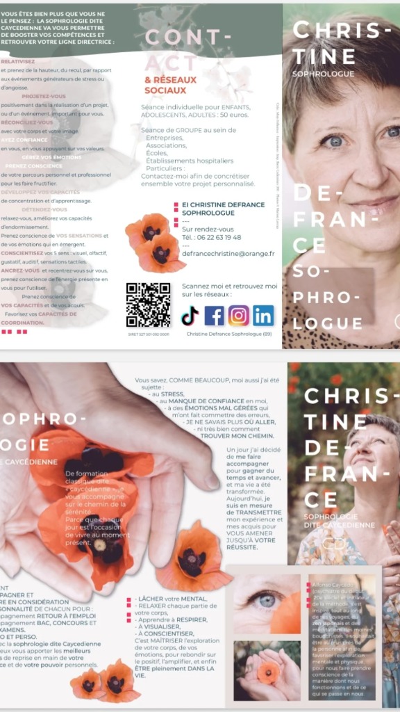 photo portrait Christine Defrance Sophrologue