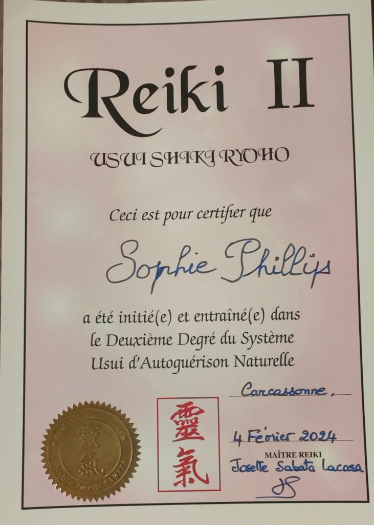 photo diplome Sophie phillips