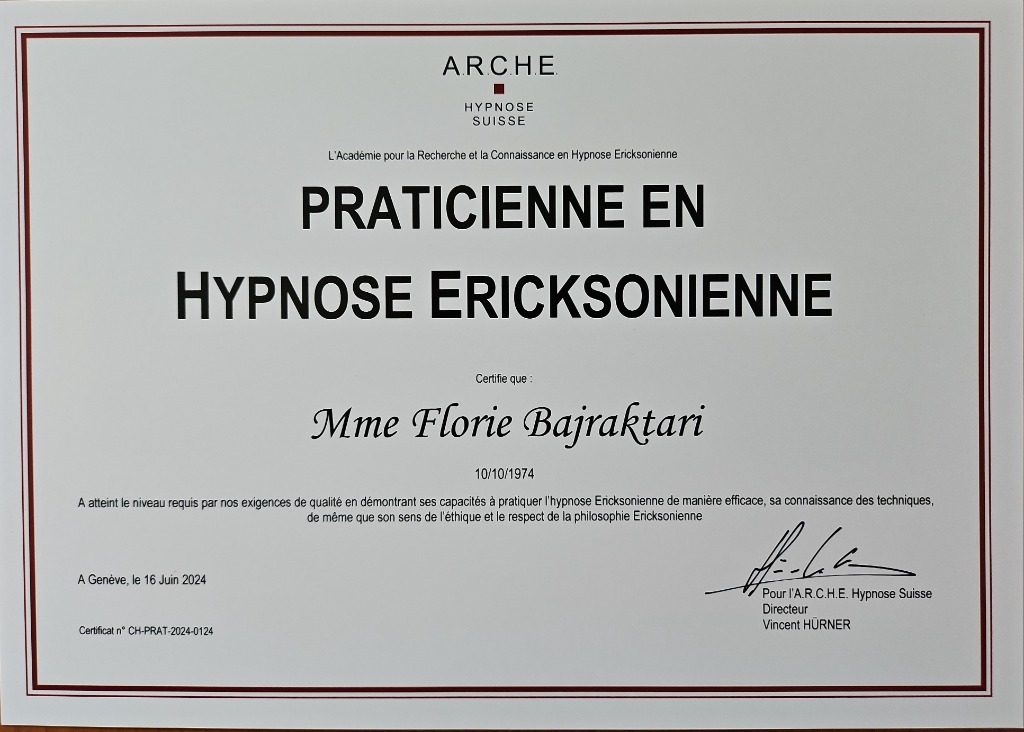 photo diplome Florie Bajraktari Vanhove