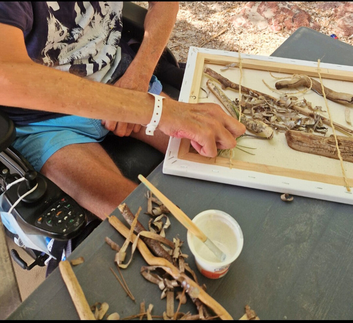 photo seance Atelier des oiseaux Art thérapie
