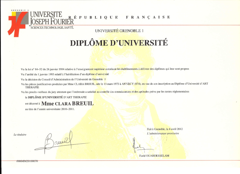 photo diplome Clara BREUIL