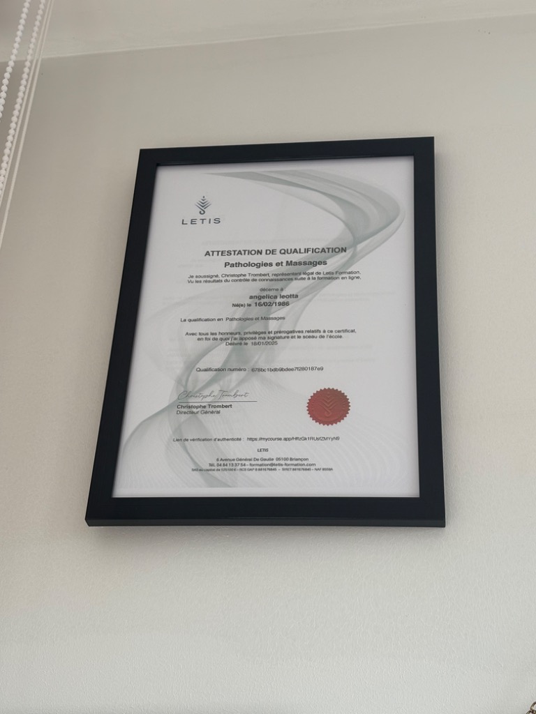 photo diplome La mama serena