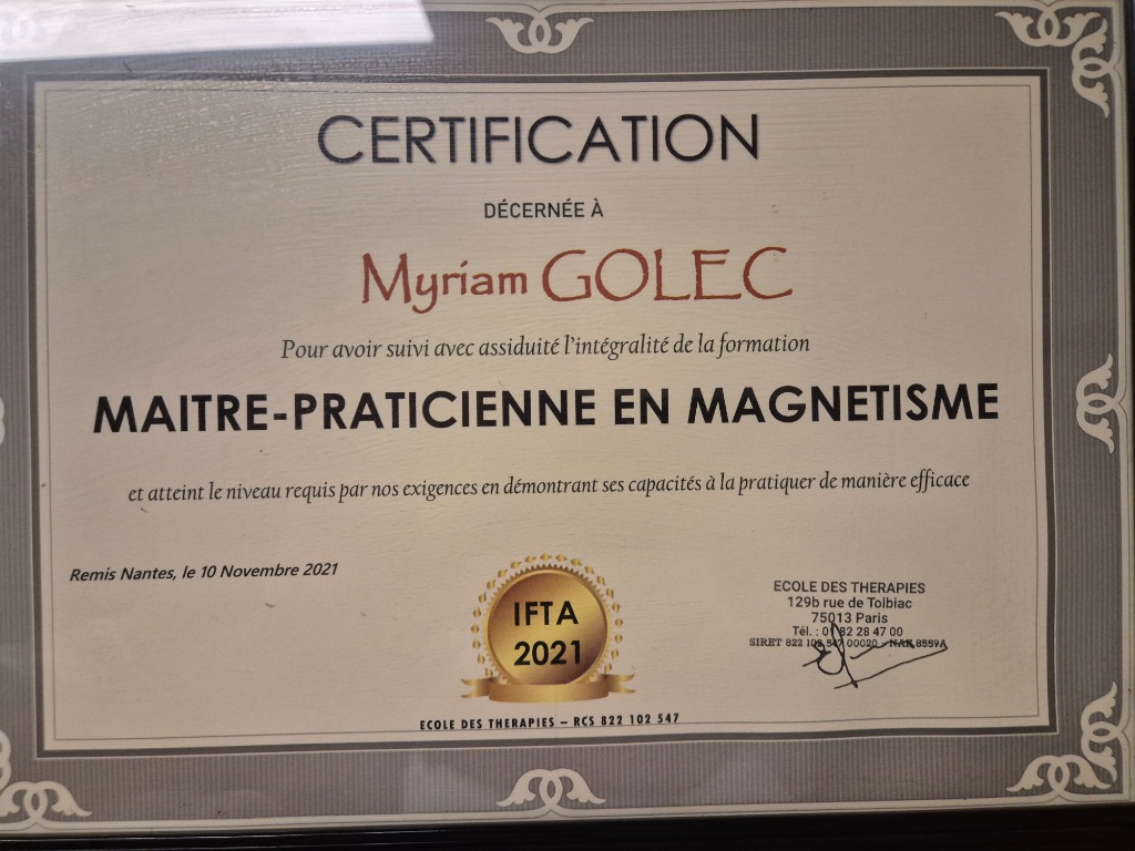 photo diplome Myriam Golec