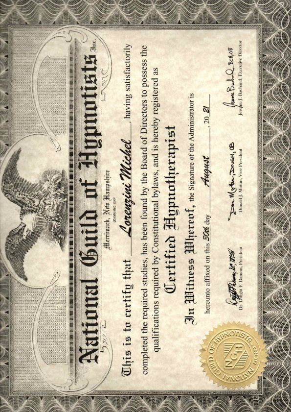 photo diplome Michel Lorenzini