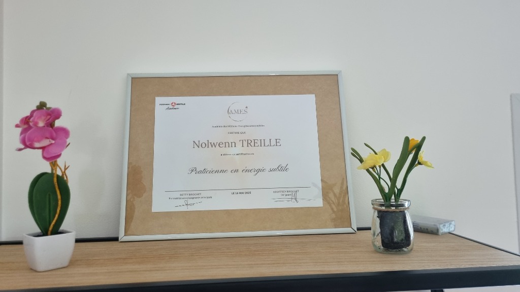 photo diplome Au coeur de soi - Nolwenn Treille