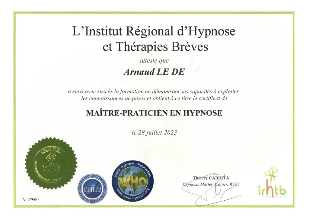 photo diplome LE DE ARNAUD