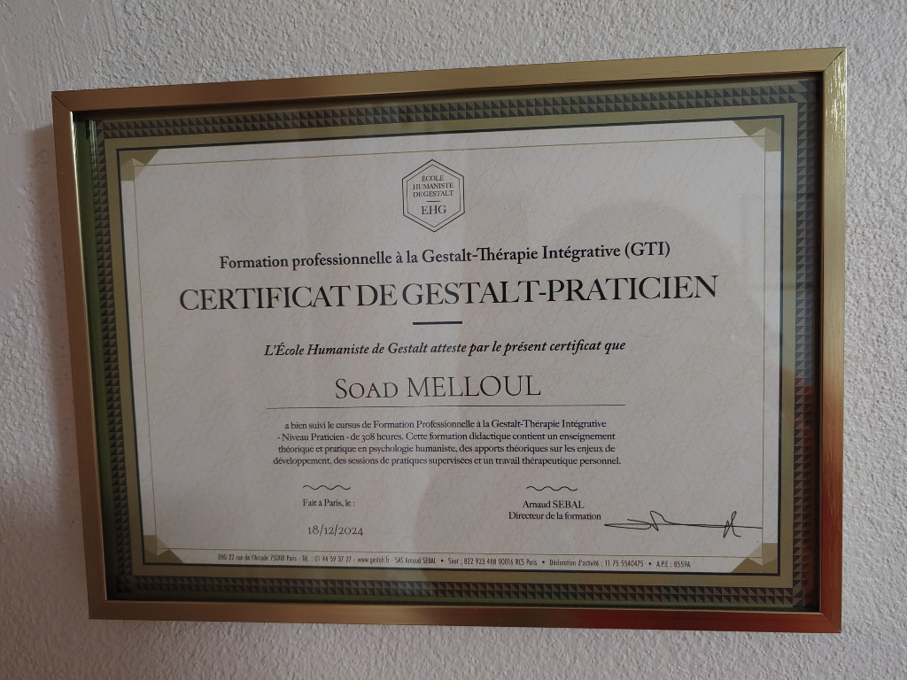 photo diplome Soad MELLOUL