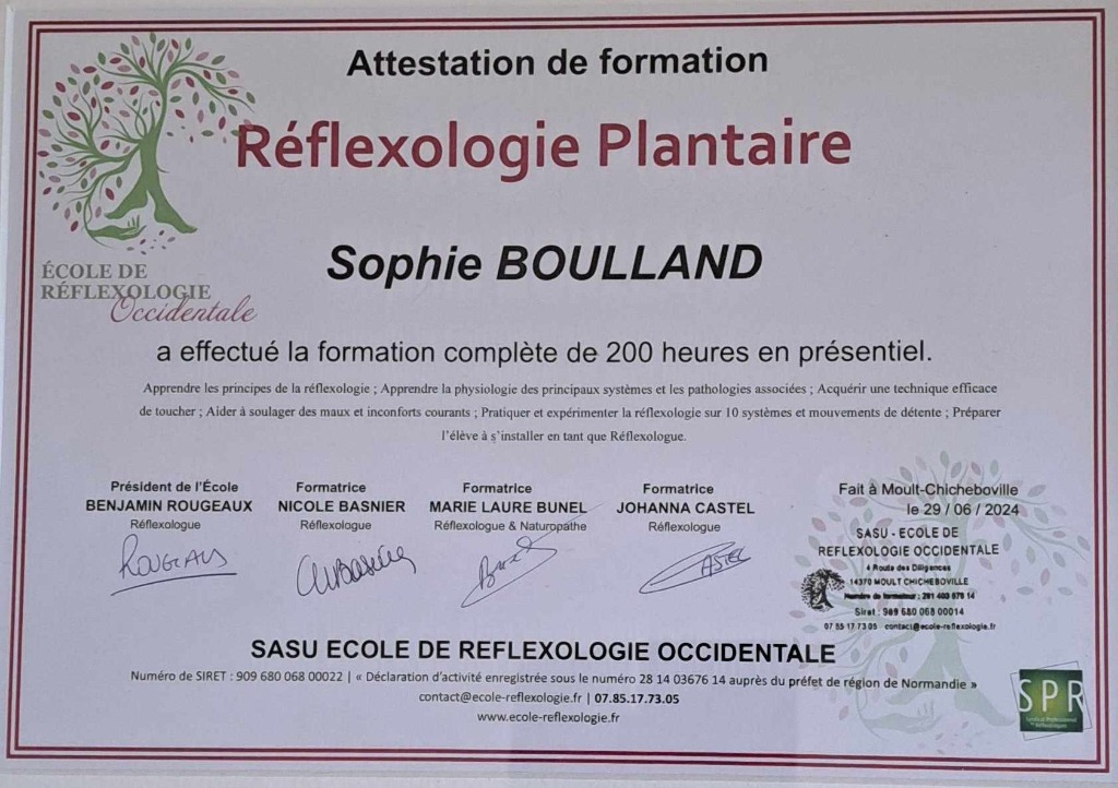 photo diplome Sophie boulland