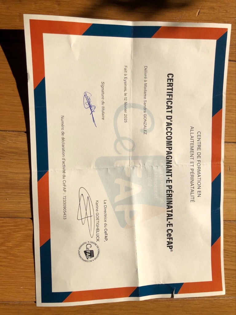 photo diplome Sandra Gonzalez