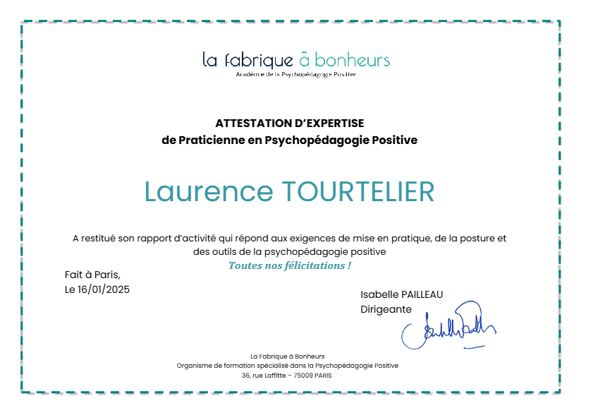 photo diplome Laurence TOURTELIER