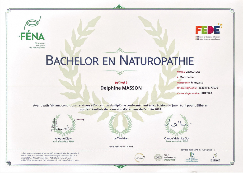 photo diplome Delphine MASSON