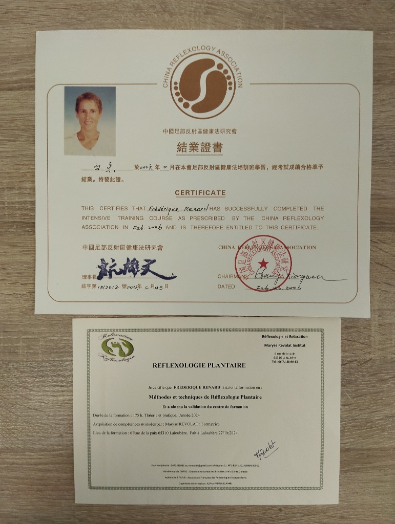 photo diplome Frederique Renard