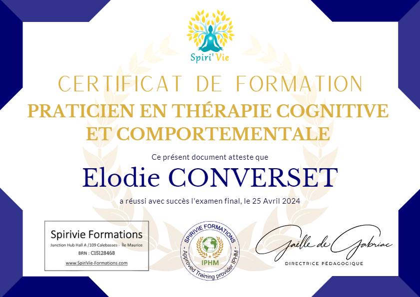 photo diplome Elodie converset