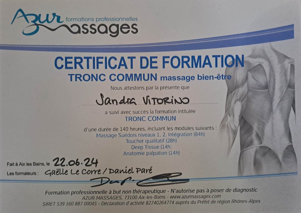 photo activite Sandra VITORINO