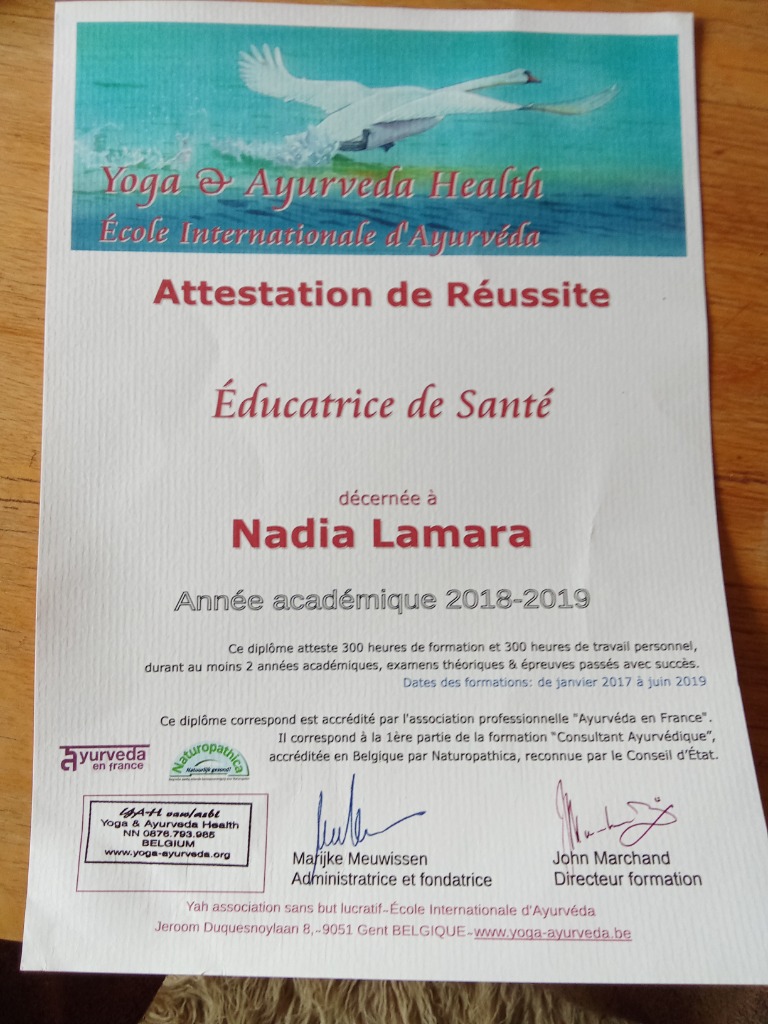 photo diplome NADIA LAMARA