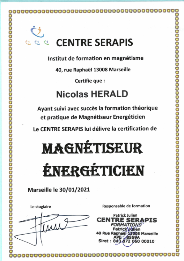 photo diplome Nicolas Herald