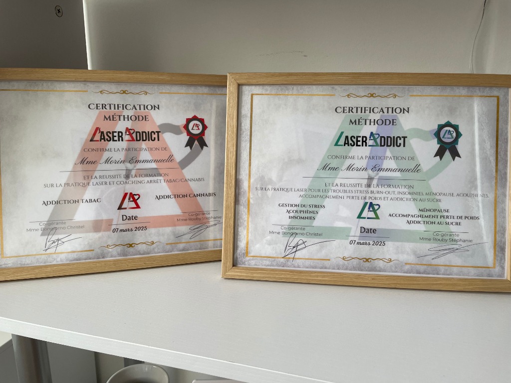 photo diplome LaserAddict
