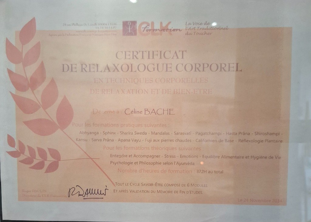 photo diplome ESCALE ET DETENTE