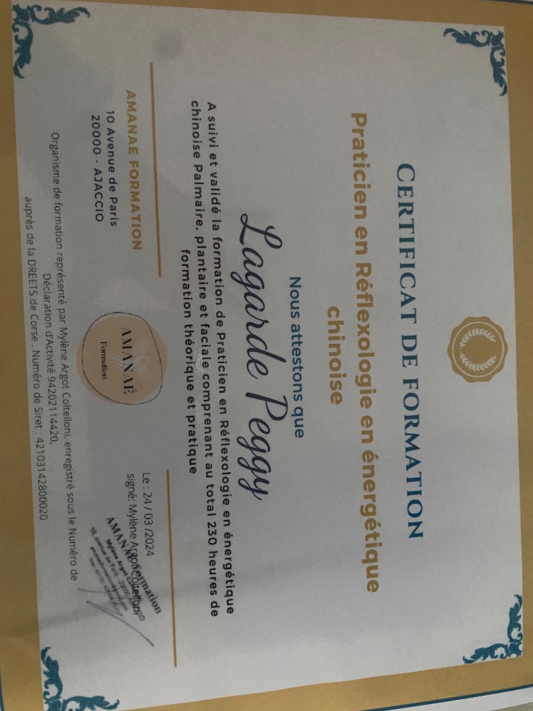 photo diplome Peggy Lagarde 