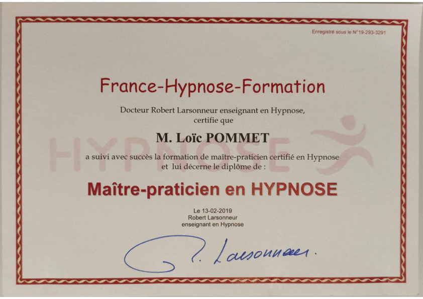 photo diplome Loic Pommet