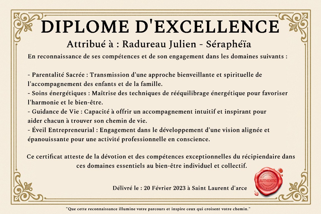 photo diplome Julien Radureau