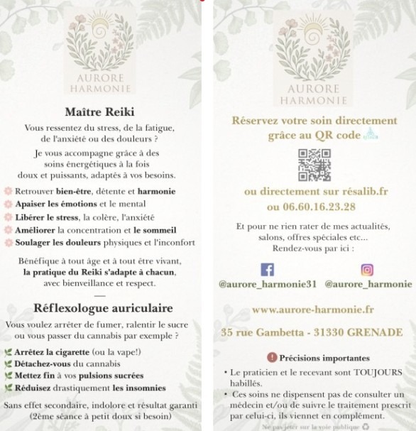 photo activite AURORE HARMONIE