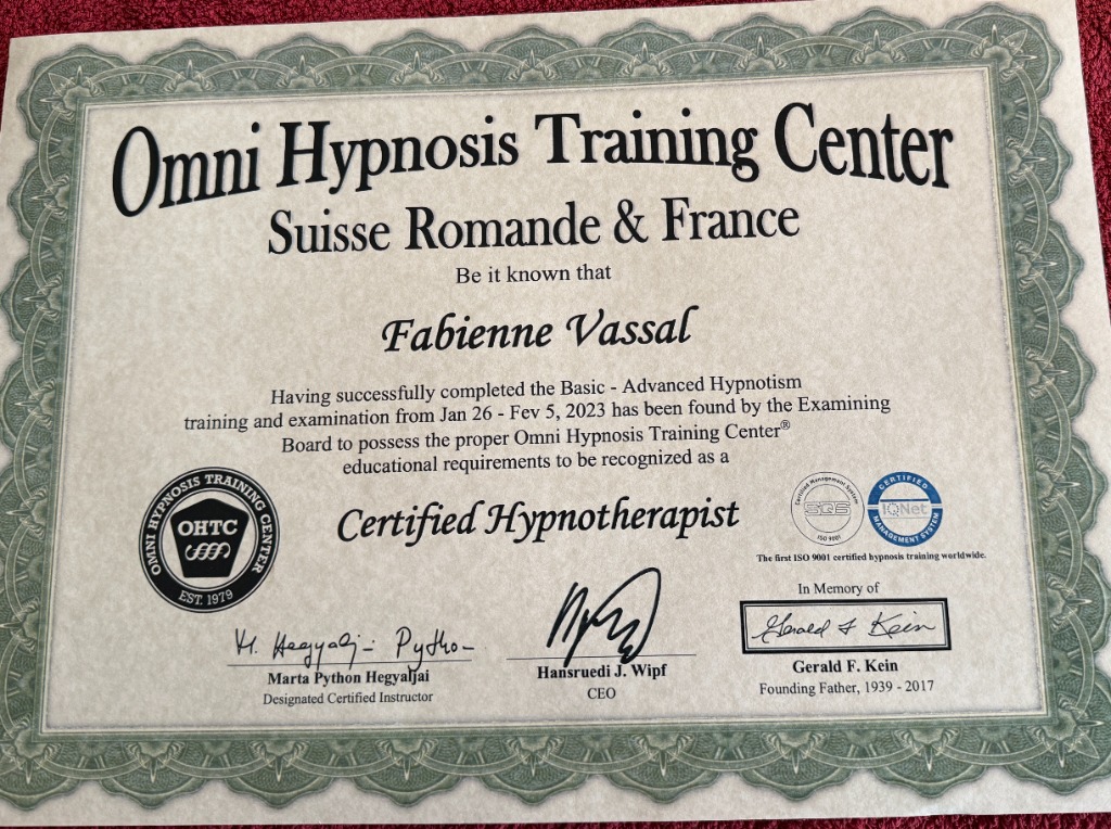 photo diplome FABIENNE VASSAL