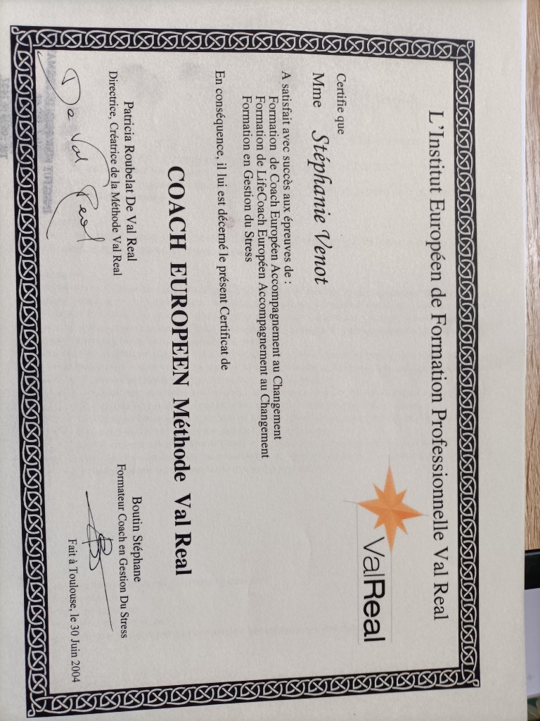 photo diplome Stéphanie venot