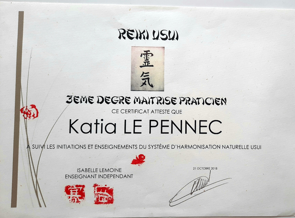 photo diplome Katia Le Pennec