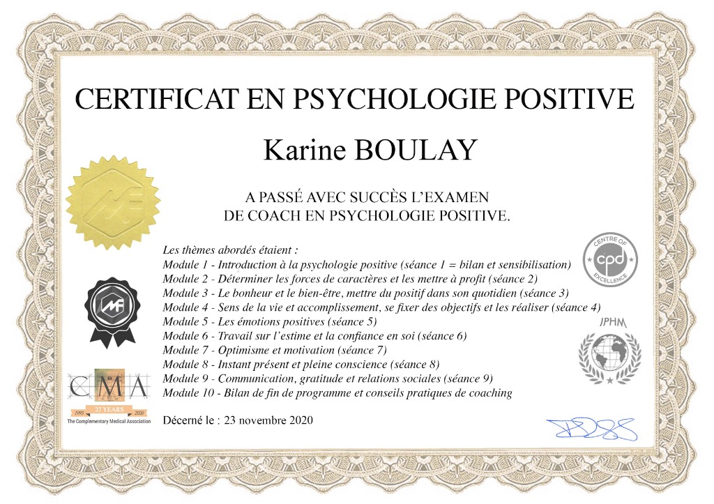 photo activite Karine boulay