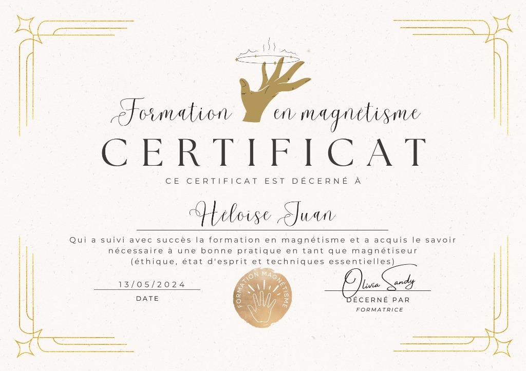 photo diplome Héloïse Juan