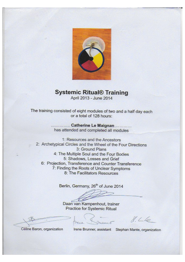 photo diplome Catherine Le Maignan 