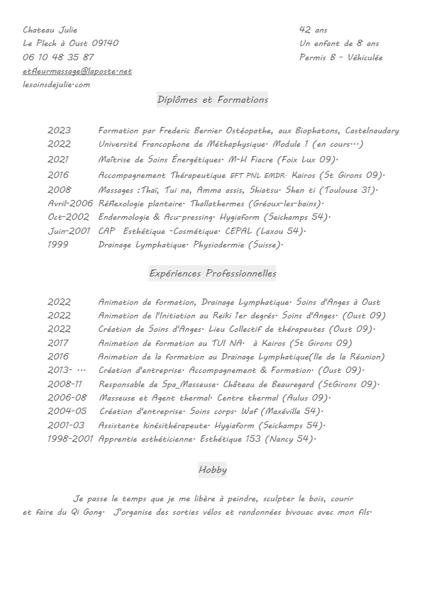 photo diplome Julie Chateau