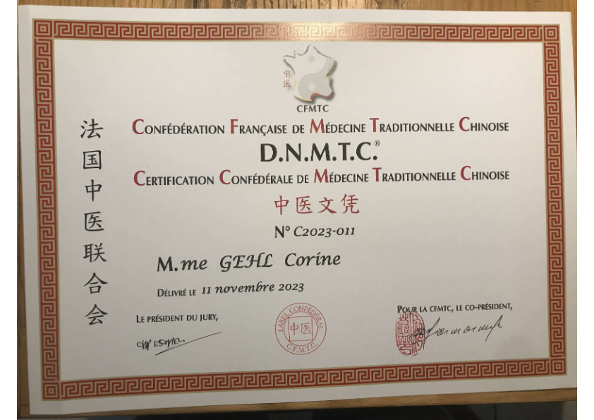 photo diplome Corinne Gehl