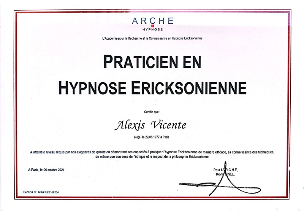 photo diplome Alexis Vicente