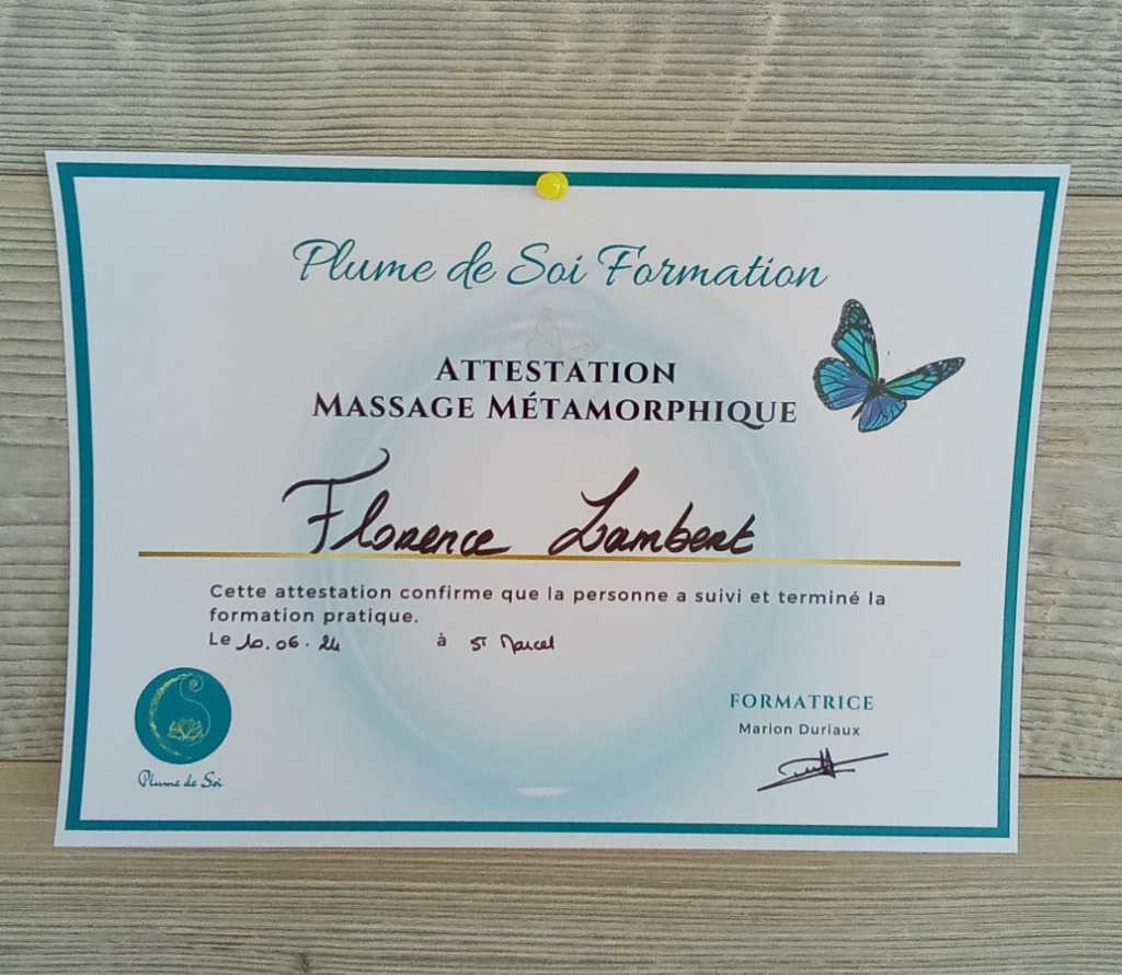 photo diplome Florence  LAMBERT