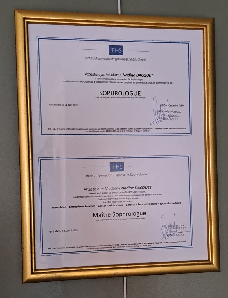 photo diplome Nadine Dacquet