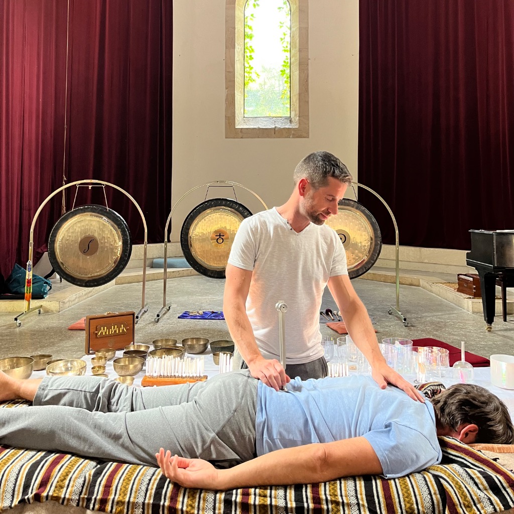 photo seance Olibrason Sonotherapie