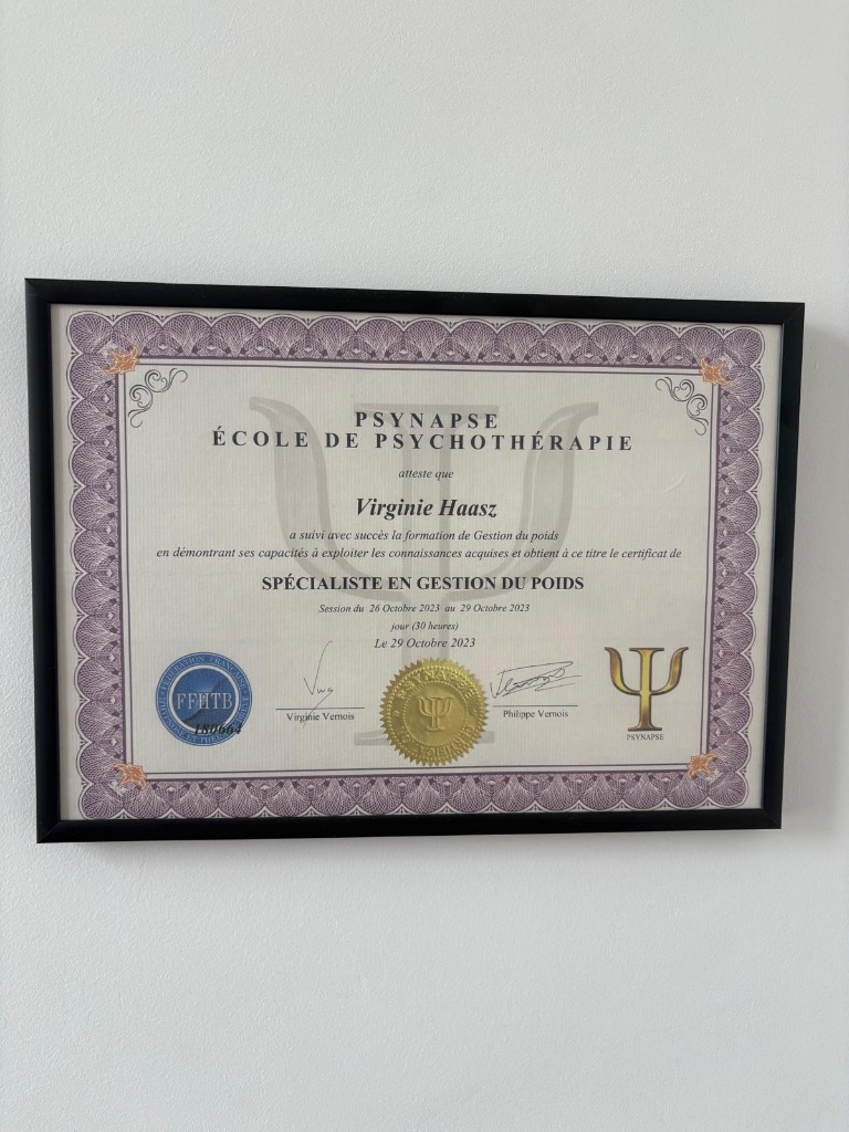photo diplome Virginie haasz