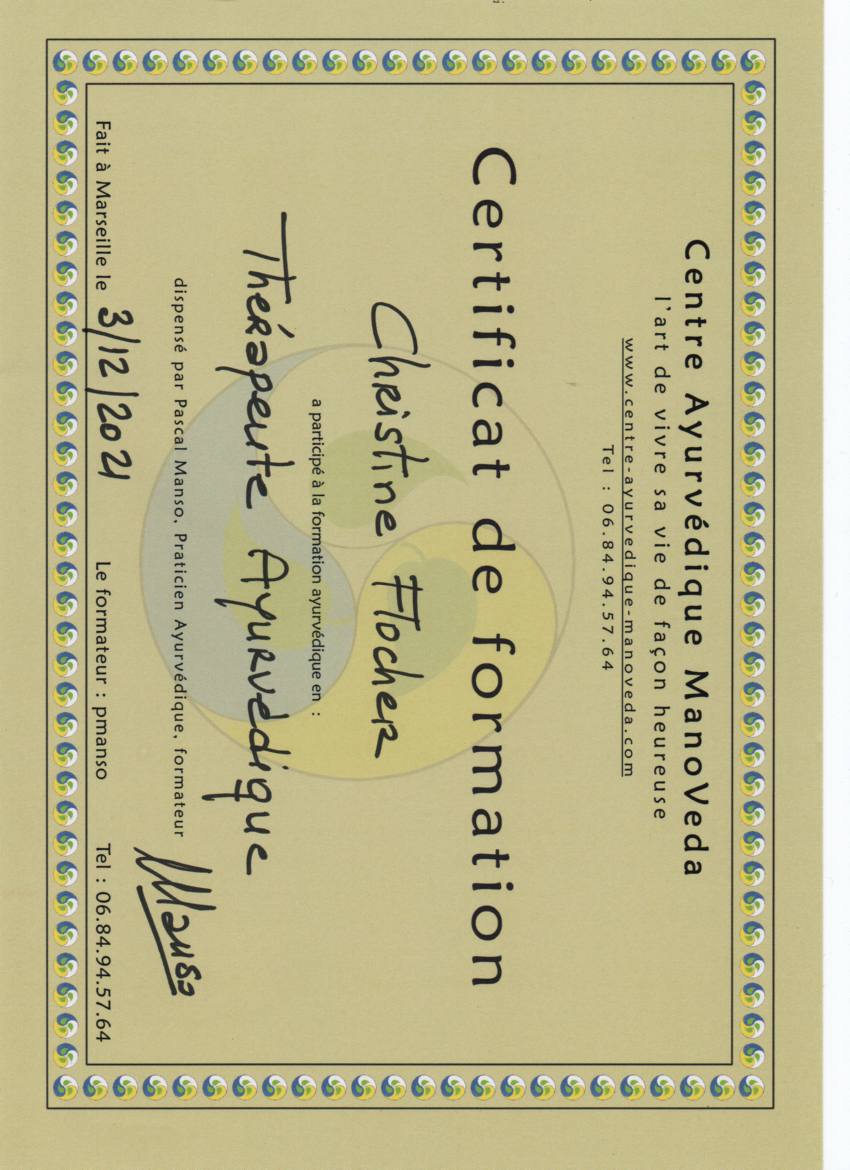 photo diplome Christine Flocher