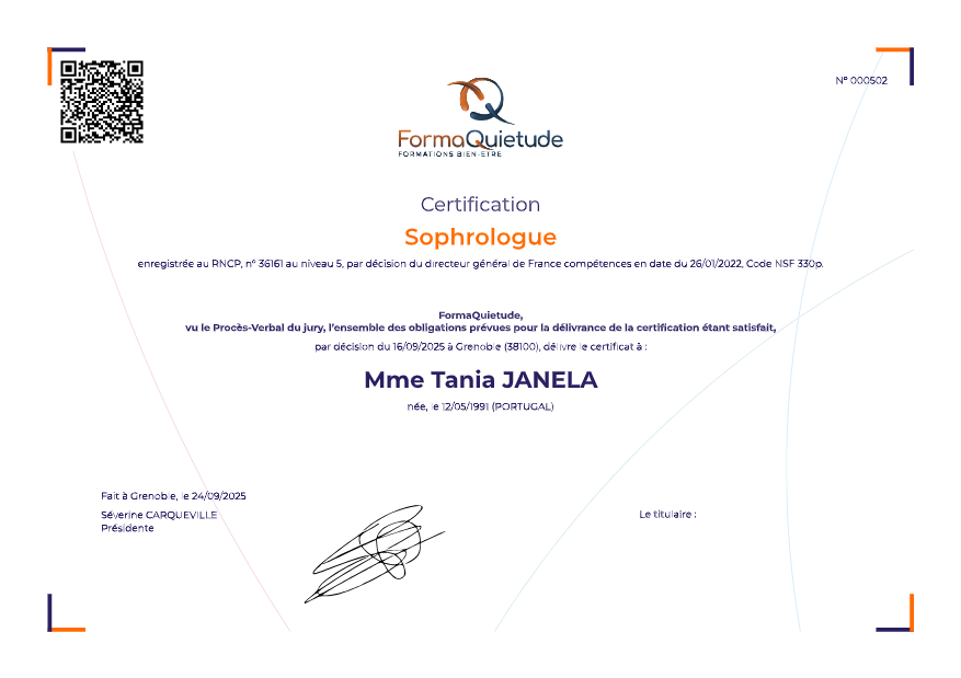 photo diplome Tania Janela