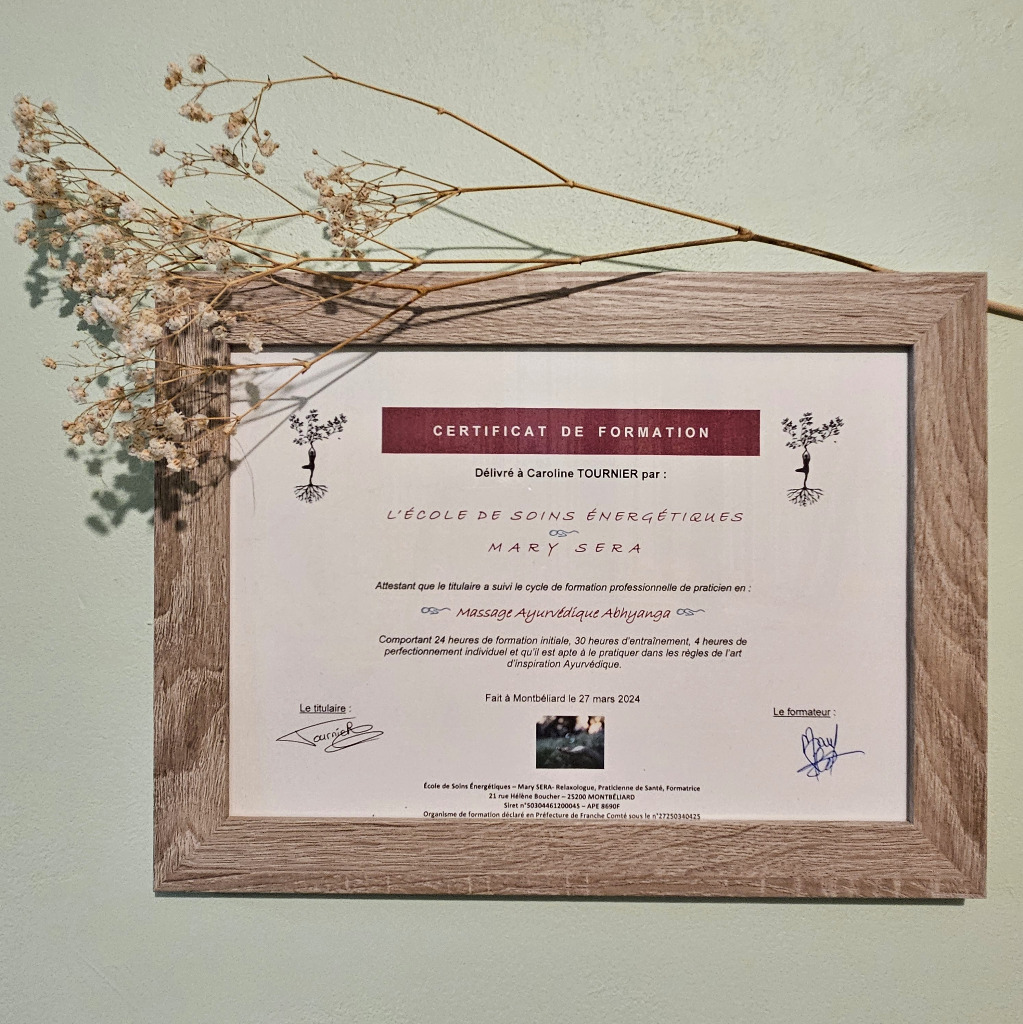 photo diplome Caroline Tournier