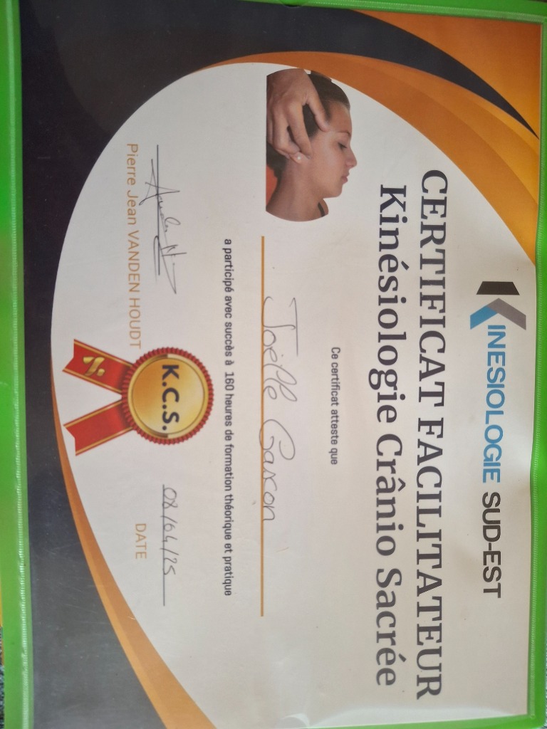 photo diplome Joëlle Gascon 