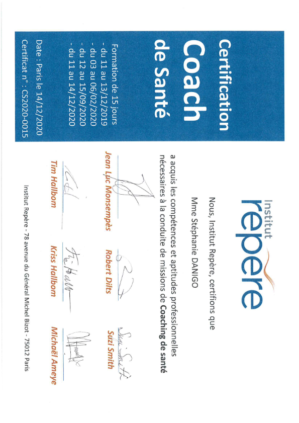 photo diplome Stephanie Danigo