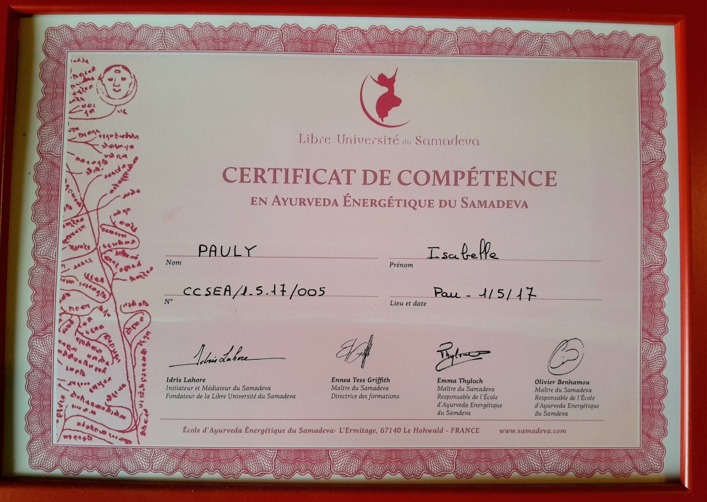 photo diplome Isabelle