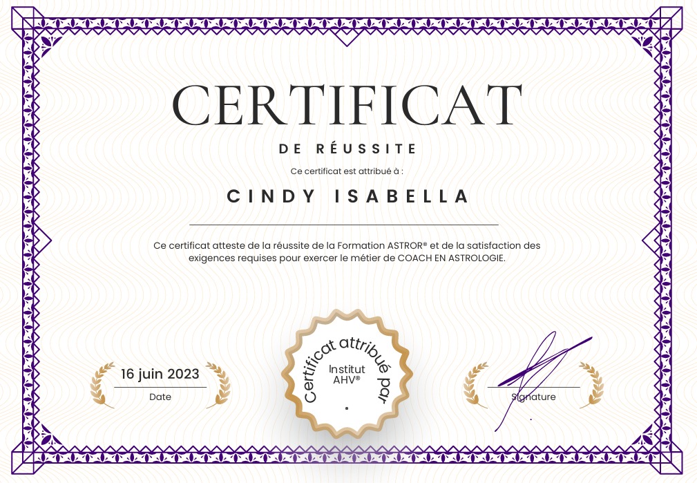 photo diplome Astro Branch