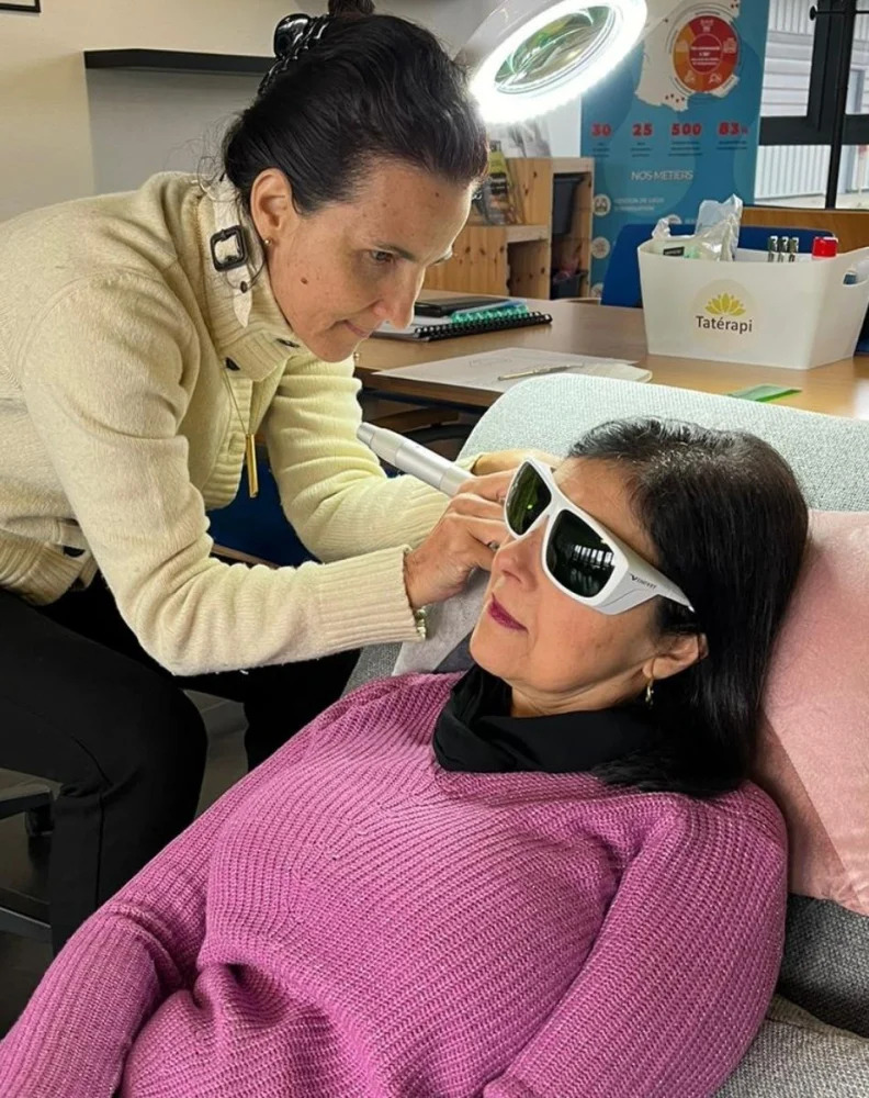 photo seance Taterapi Laser Arras