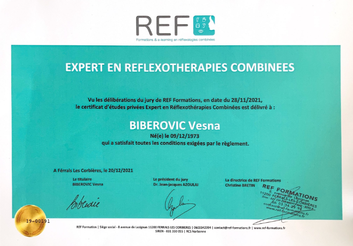 photo diplome Vesna BIBEROVIC