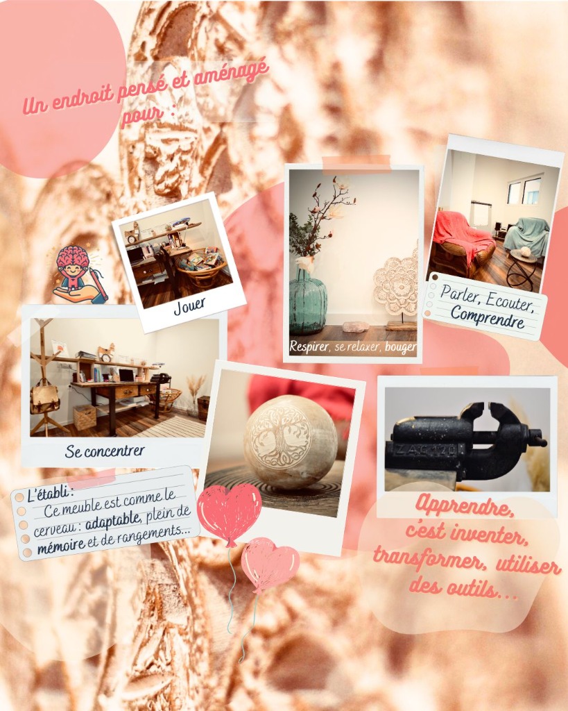 photo cabinet Julie Langlois - Aimer Apprendre - Orthopédagogie 