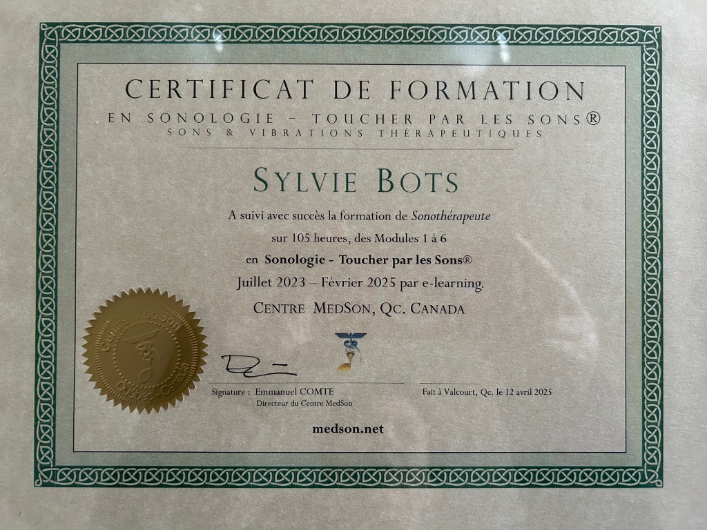 photo diplome Yiska Equilibre